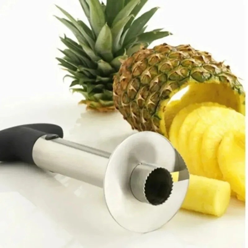 Pineapple Corer Slicer - قطاعة ومهروس أناناس من الفولاذ المقاوم