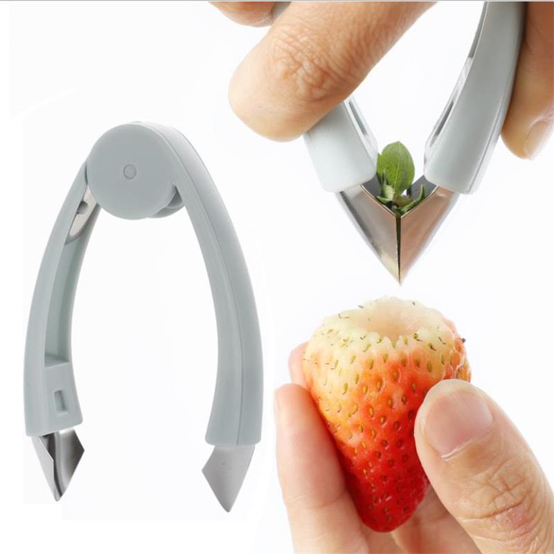 Pineapple Corer Slicer - الفولاذ المقاوم للصدأ الطماطم الجذعية الفراولة
