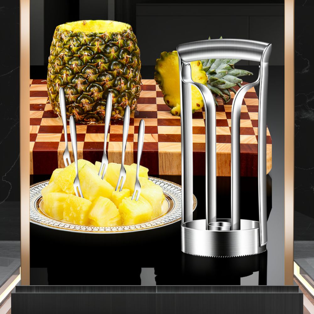 Pineapple Corer Slicer - أداة تقطيع وتقشير الأناناس من الفولاذ