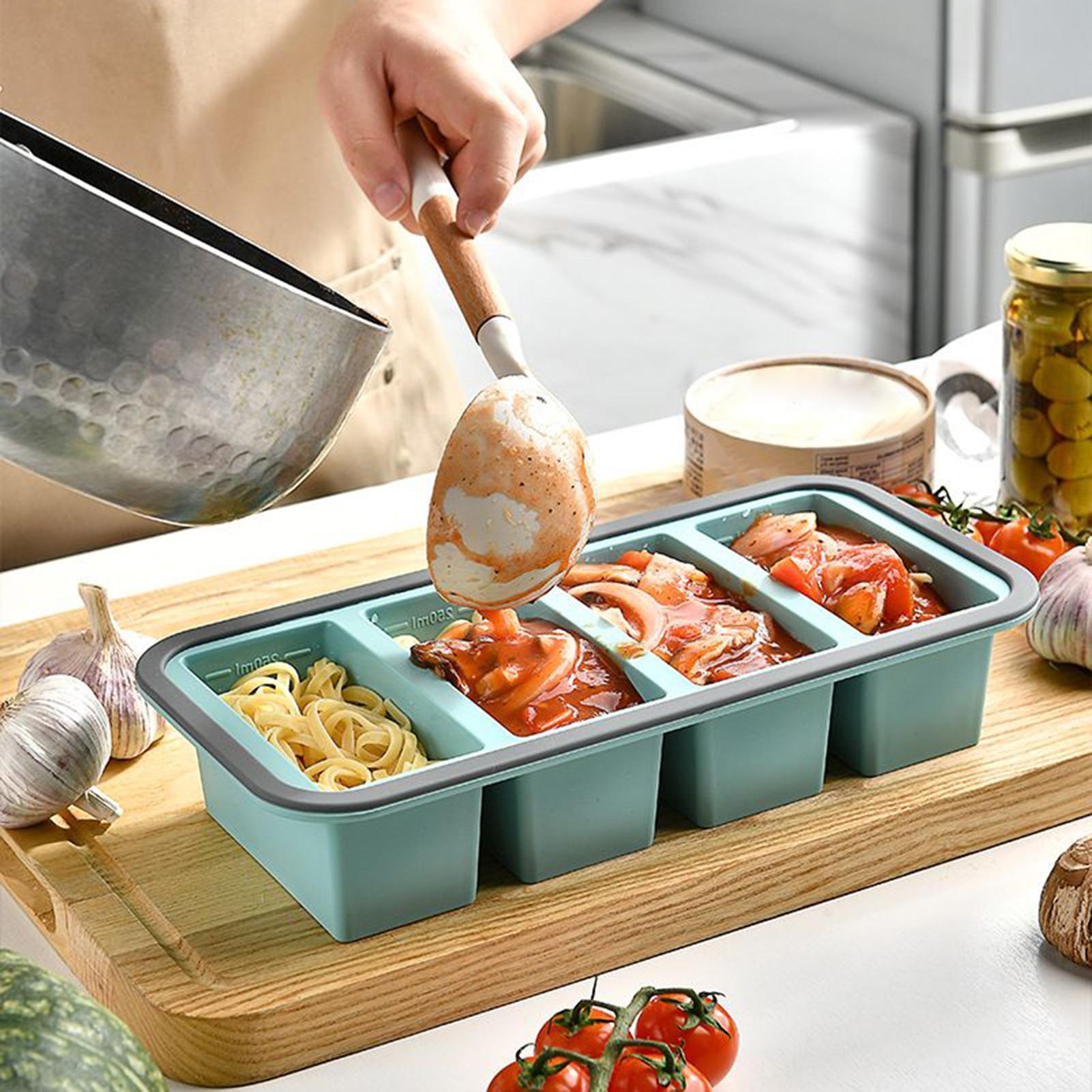 قوالب سيليكون للفريزر سهلة الإ - مراجعة Meal Prep Template وسعره