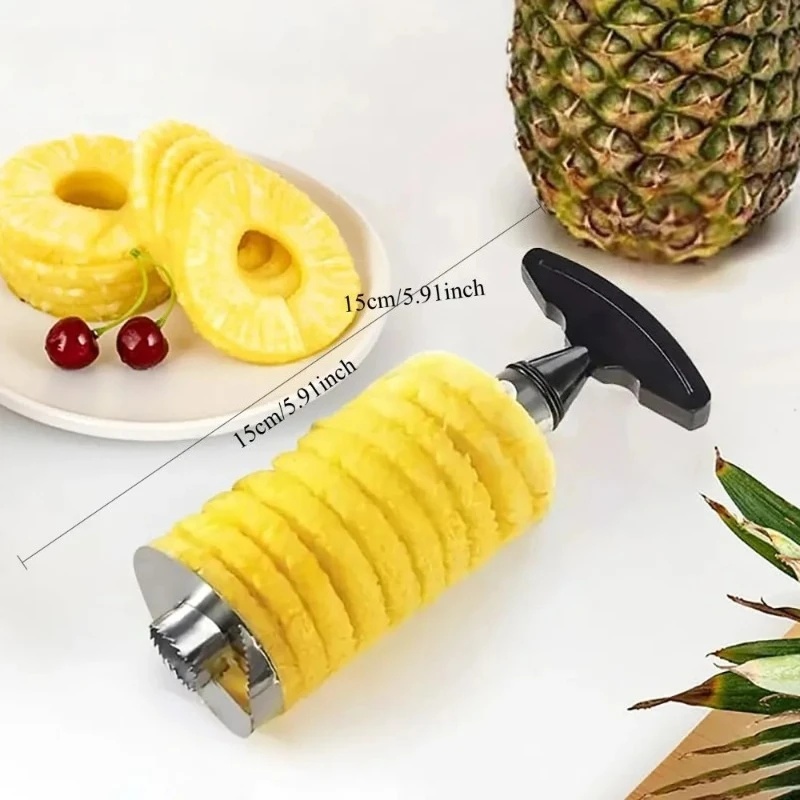 قطاعة ومهروس أناناس من الفولاذ - مراجعة Pineapple Corer Slicer وسعره