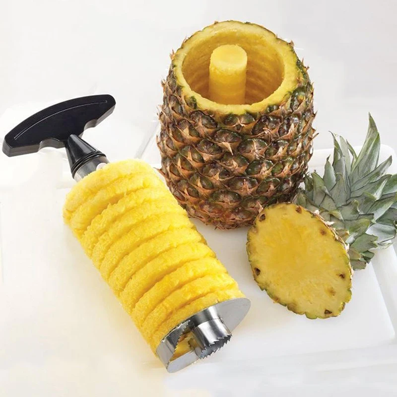 1 قطعة قطاعة الأناناس مقشرة ال - مراجعة Pineapple Corer Slicer وسعره