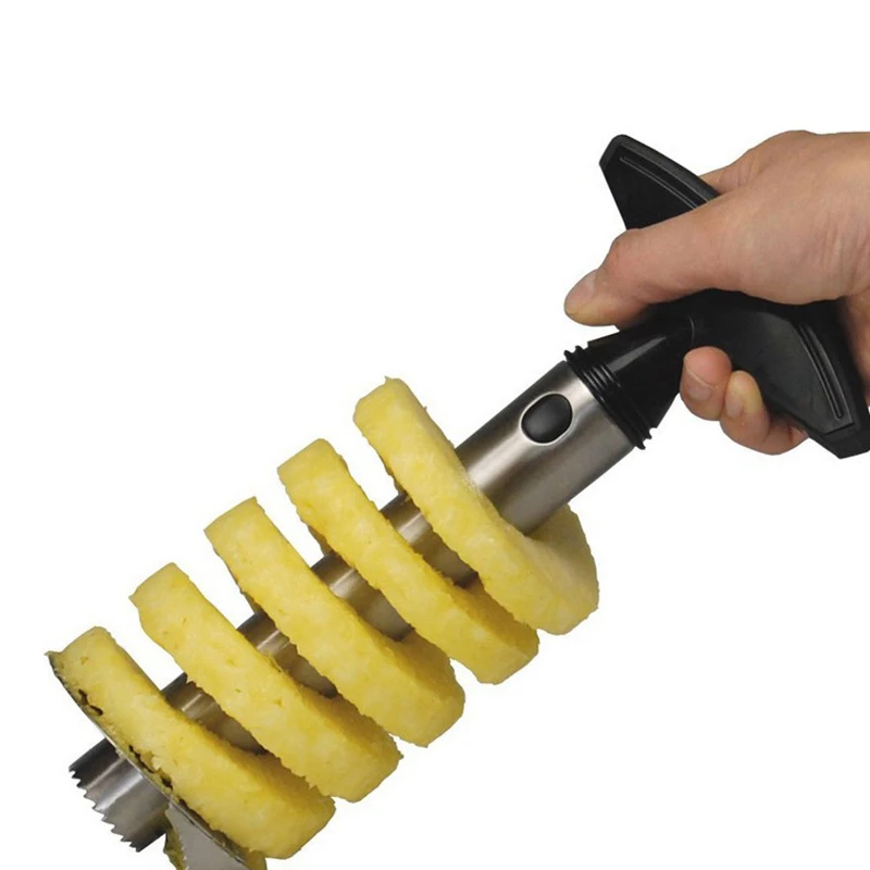 1 قطعة قطاعة الأناناس مقشرة ال - مراجعة Pineapple Corer Slicer وسعره