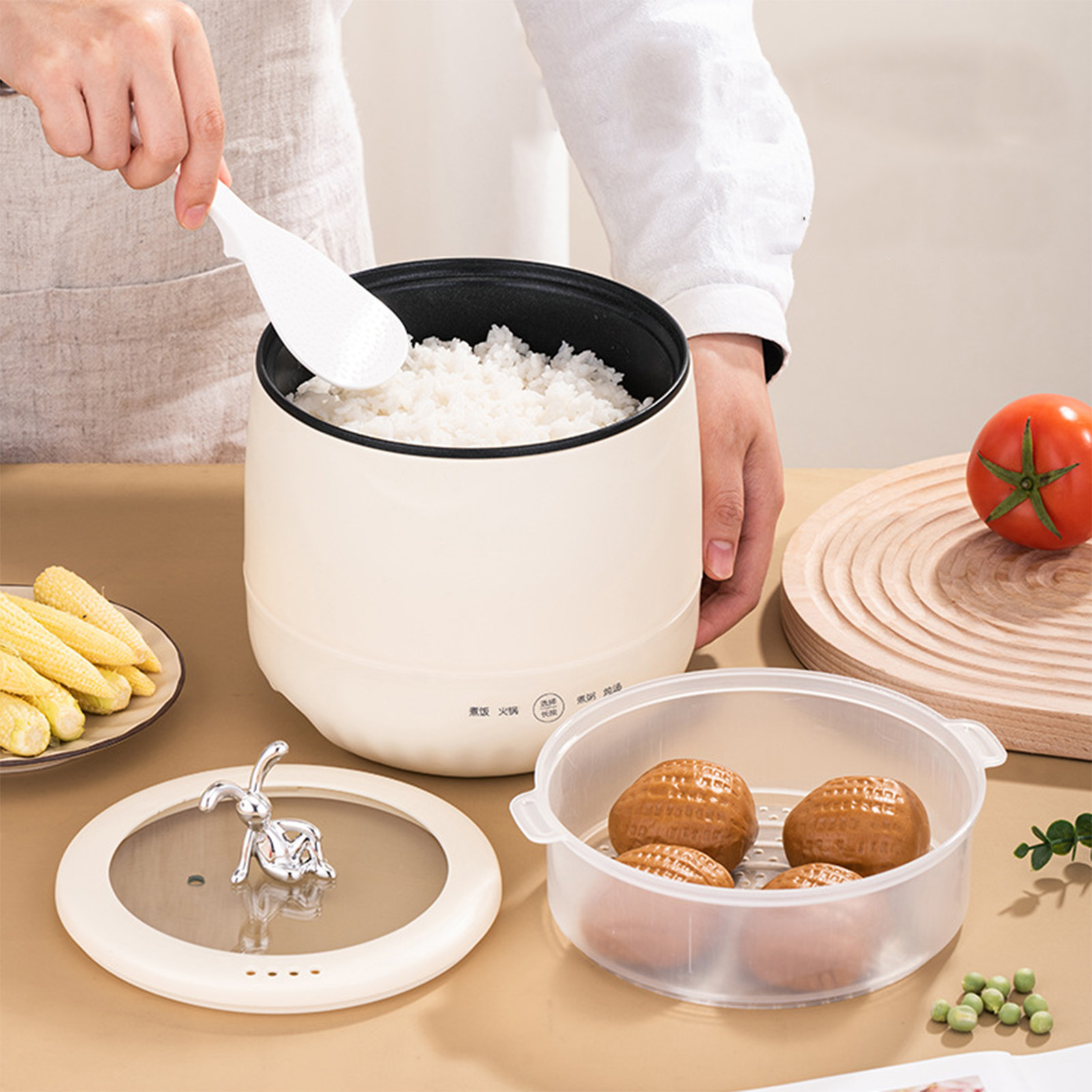 وعاء طبخ أرز صغير كهربائي ذكي  - مراجعة Meal Prep With Rice وسعره