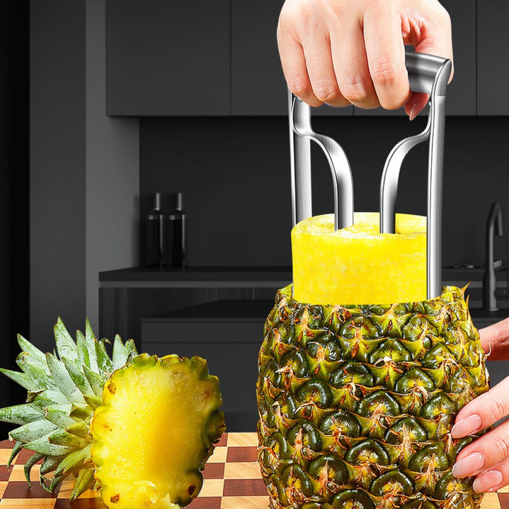قطاعة أناناس فعالة من الفولاذ  - مراجعة Pineapple Corer Slicer وسعره